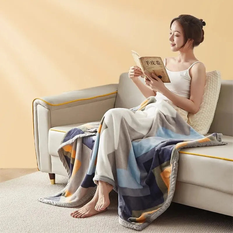 Snug Flannel Throw, Warm and Plush