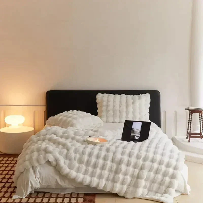 Plush Throw Blanket, Snuggly Warm