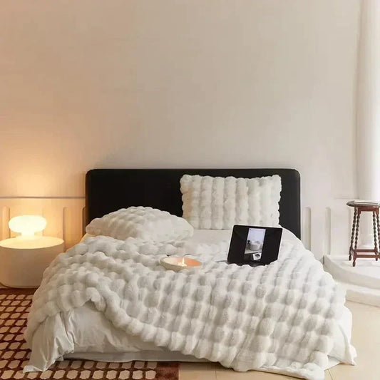 Plush Throw Blanket, Snuggly Warm