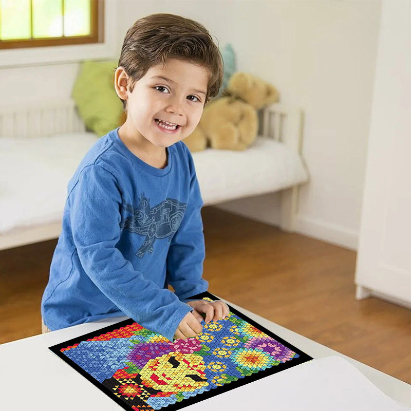 Livre de mosaïque à colorier par numéros, 100 pages, activité artistique