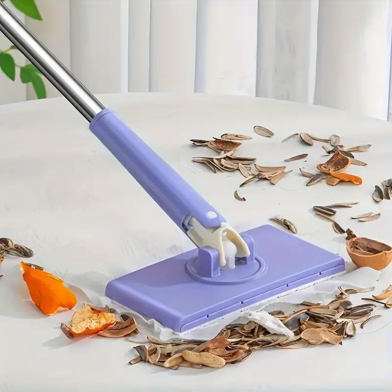 Compact Spin Mop 360° Swivel & Washable Head