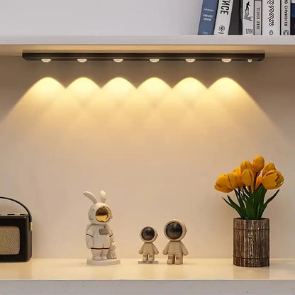 Energy-Efficient Under-Cabinet Lighting, Space-Saving Design