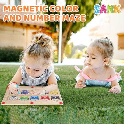 Interactive Magnetic Color and Number Activity, Educational Fun