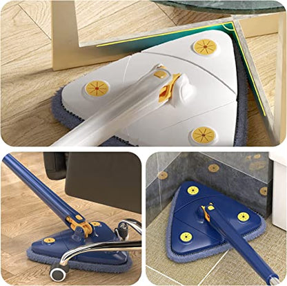 Multi-Surface Triangular Rotating Mop