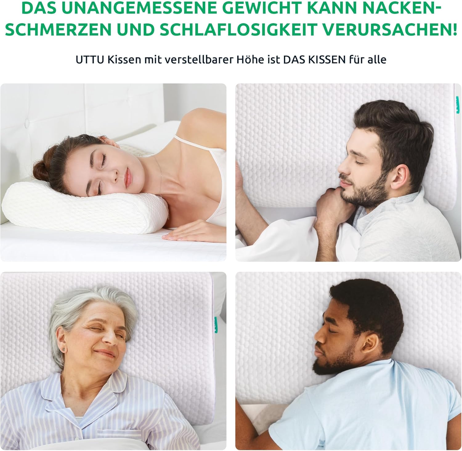 Supportive Neck Pillow, Orthopedic Design