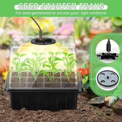 Plant Growth Starter Kit, Complete with Lighting
