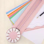 Paper Cutter  Rotating Disc with Multiple Cutting Patterns, 12-in-1