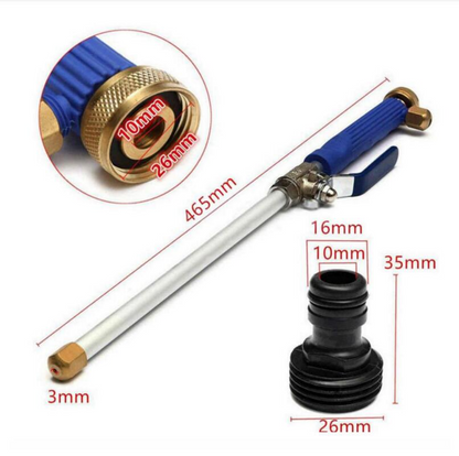 Adjustable High-Pressure Cleaner Nozzle, Ergonomic Handle