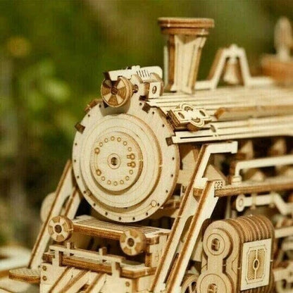 Intricate Wooden Mechanical Model Kit, Engaging Design