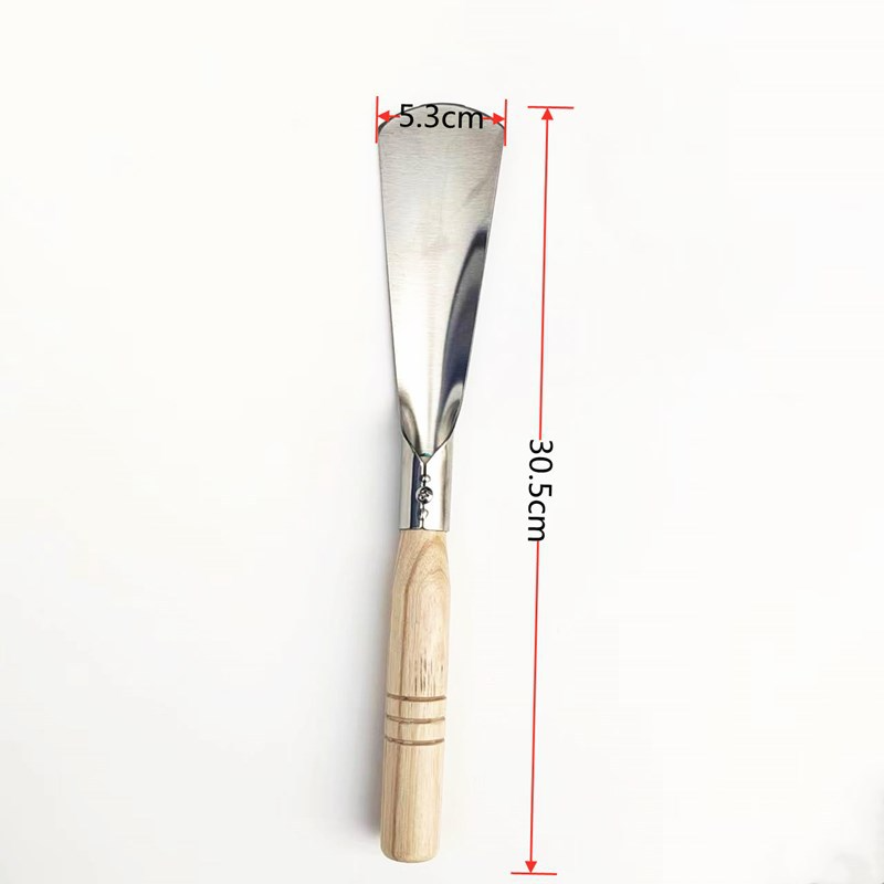 Sturdy Stainless Steel Weeder, Ergonomic Wooden Handles