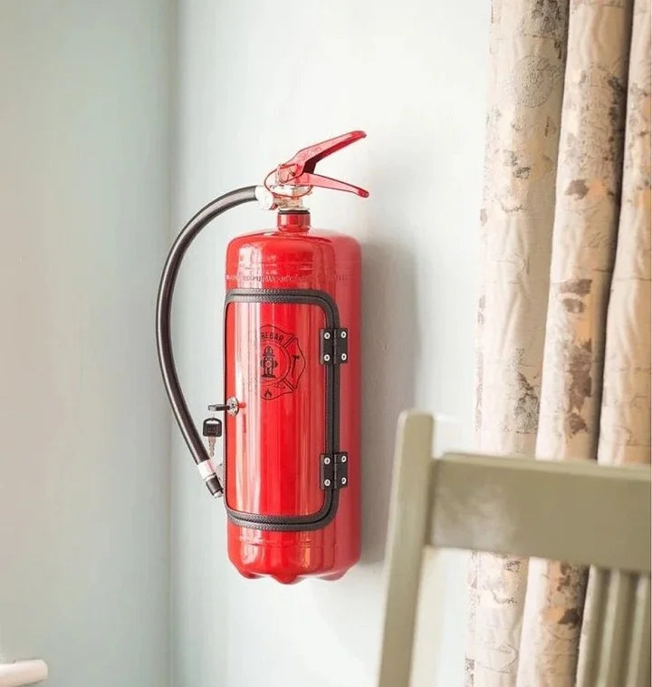 Red FireBar Hidden Mini Bar Stealthy Stylish