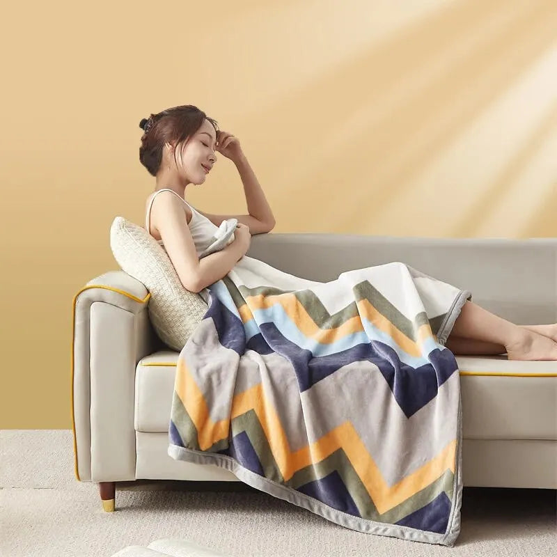 Snug Flannel Throw, Warm and Plush