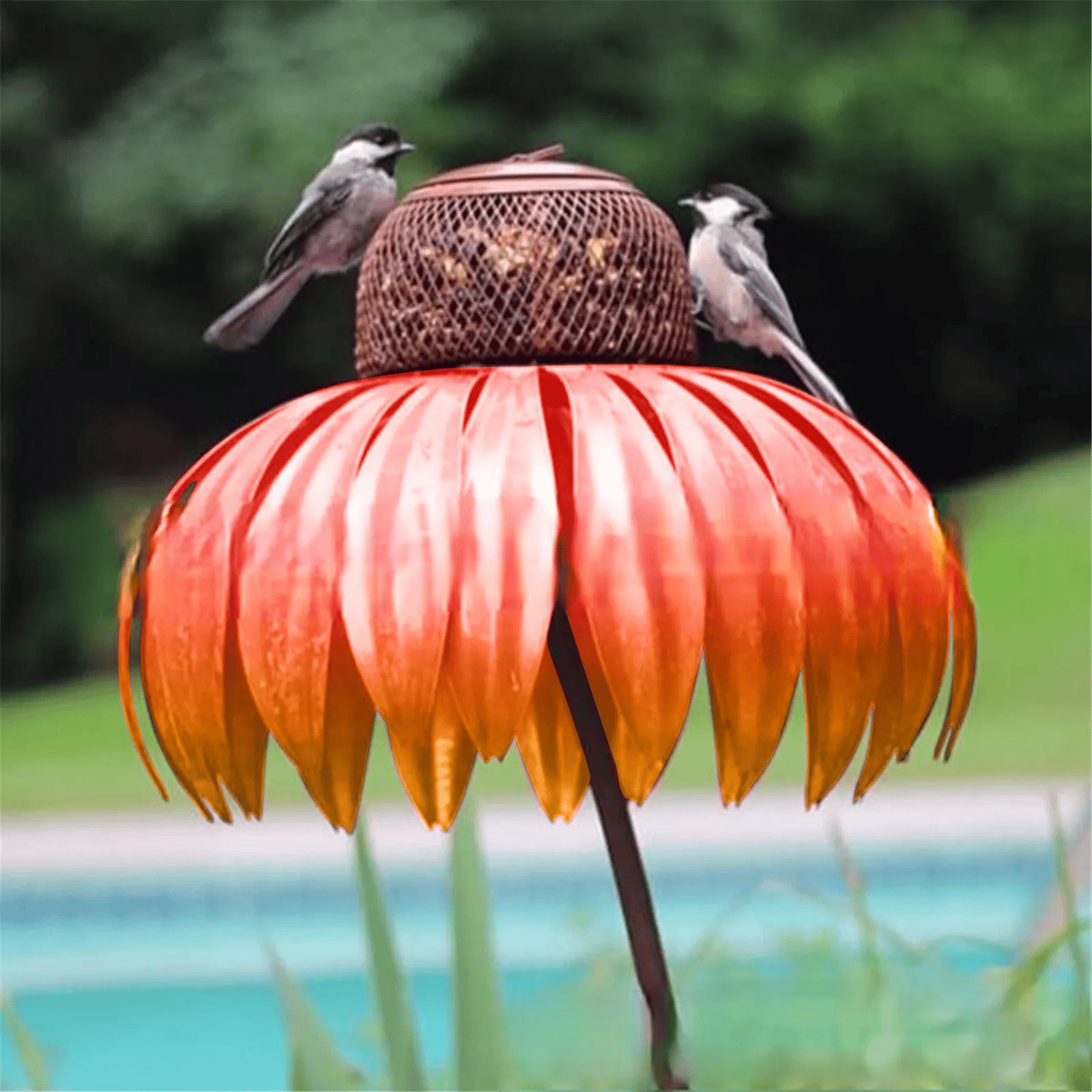 Decorative Bird Feeder | Floral Design