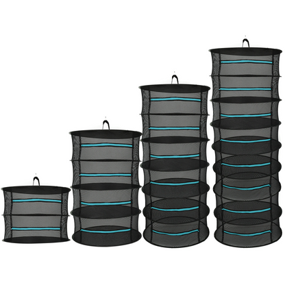 Foldable Drying Rack, Multi-Tier Mesh Design for Efficient Drying