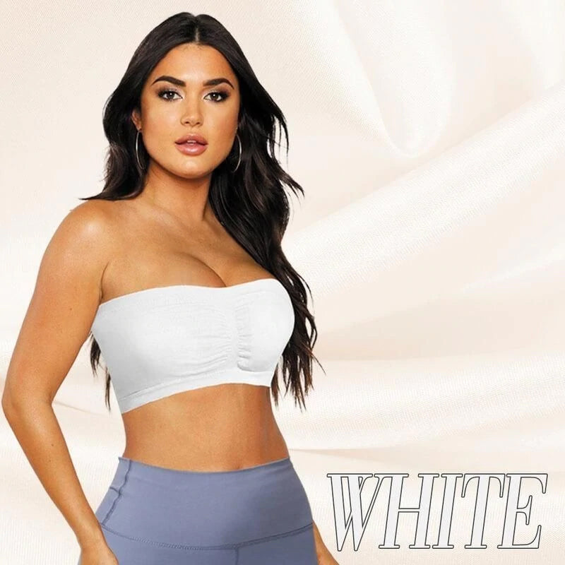 Wireless Strapless Bra  Stretch Fit