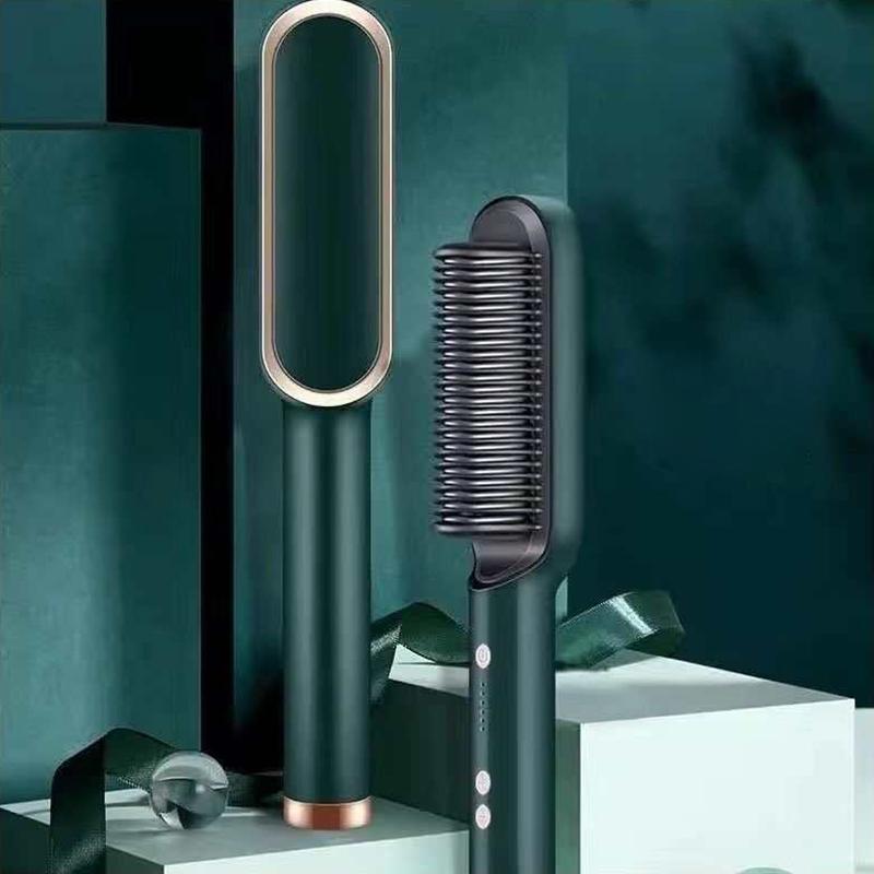 Hair Straightener Brush Frizz Control & Silky Smooth Finish