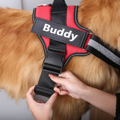 Personalized No-Pull Dog Harness  Waterproof, Reflective & Customizable