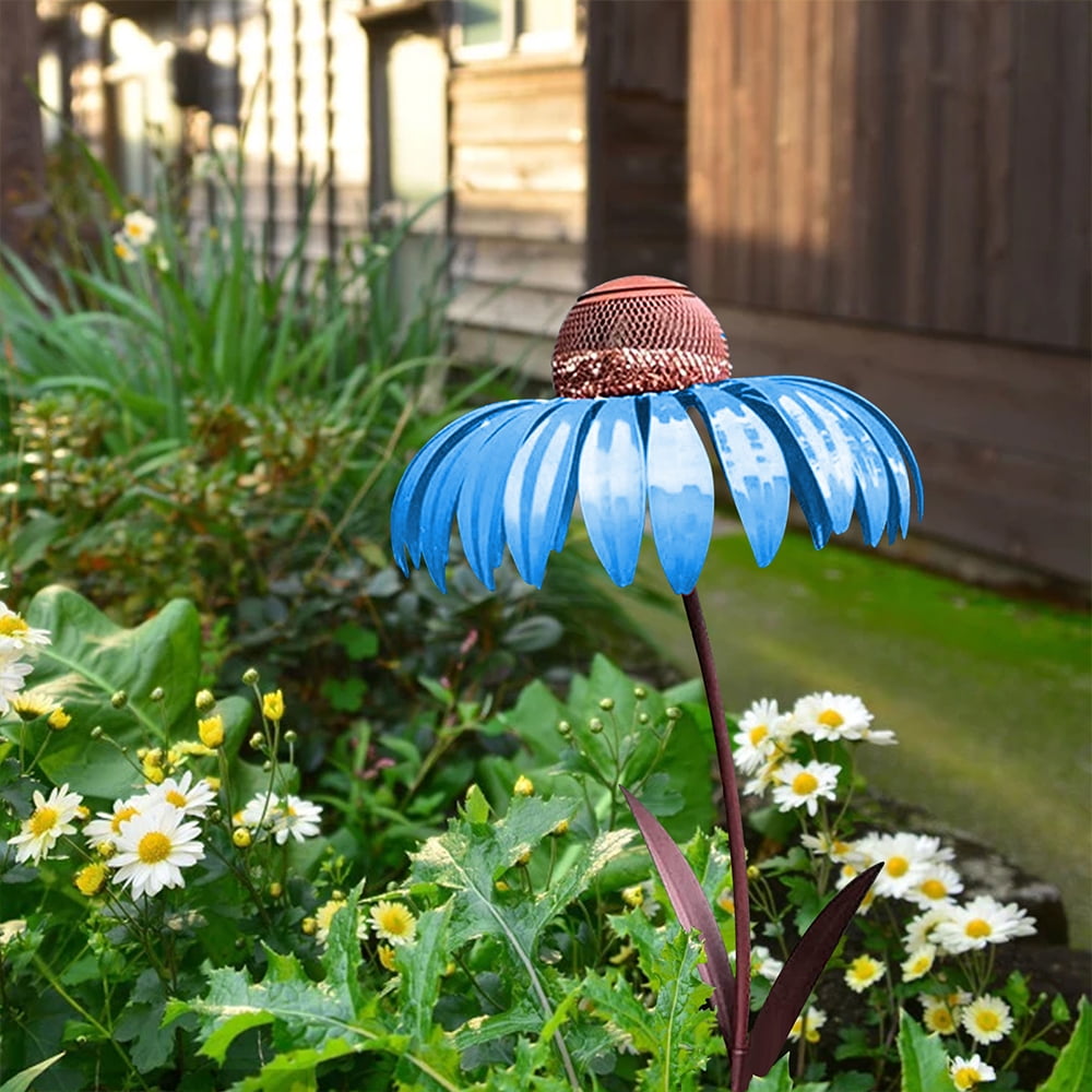 Decorative Bird Feeder Station, Floral Style