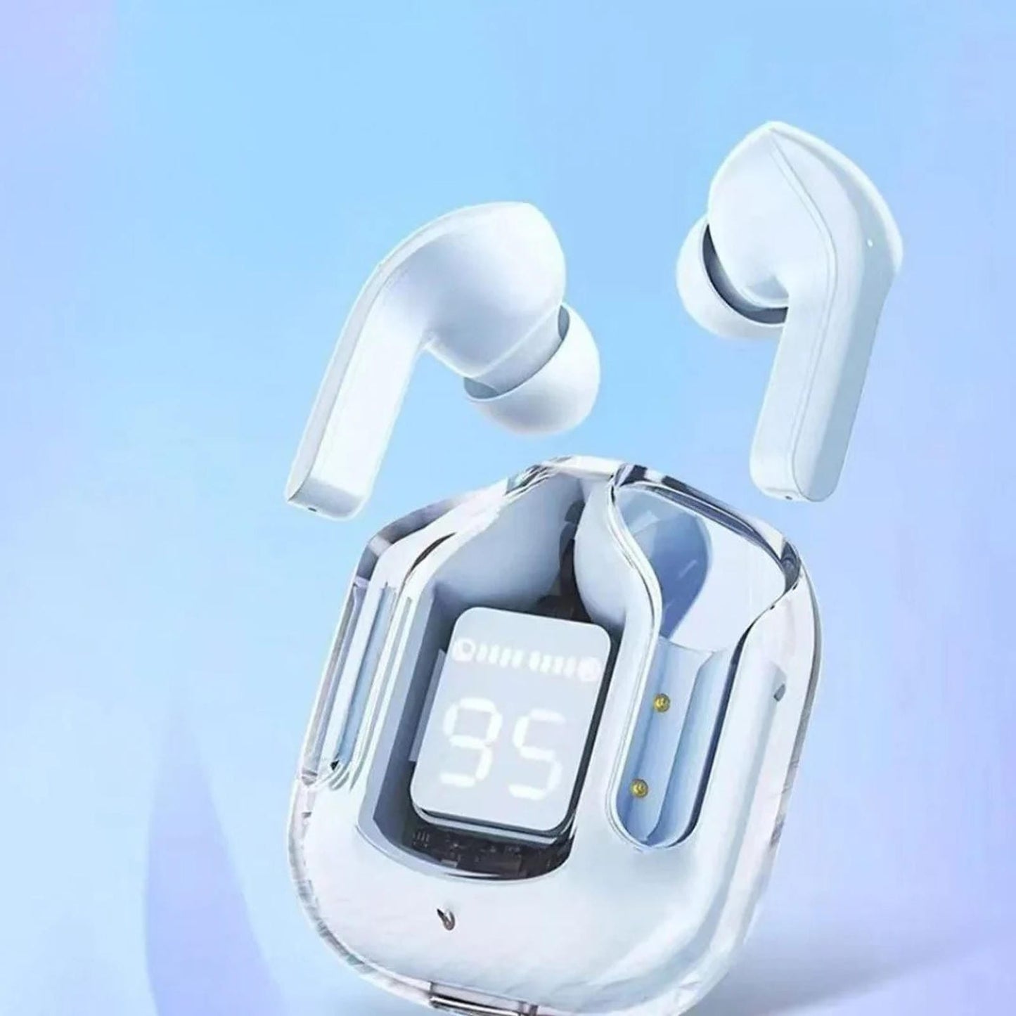 Smart Bluetooth Headphones, Stylish LED Display