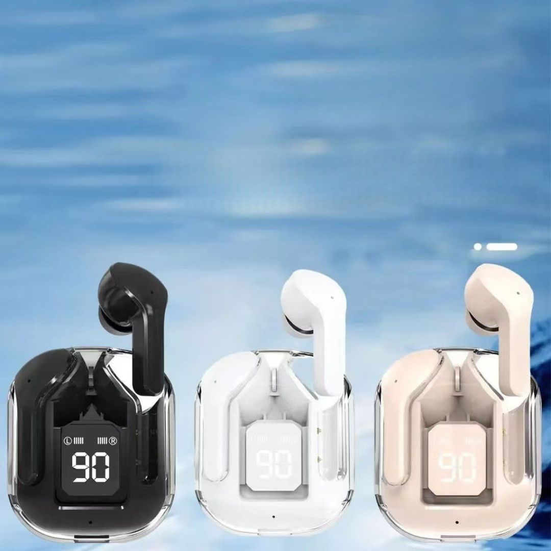 Smart Bluetooth Headphones, Stylish LED Display