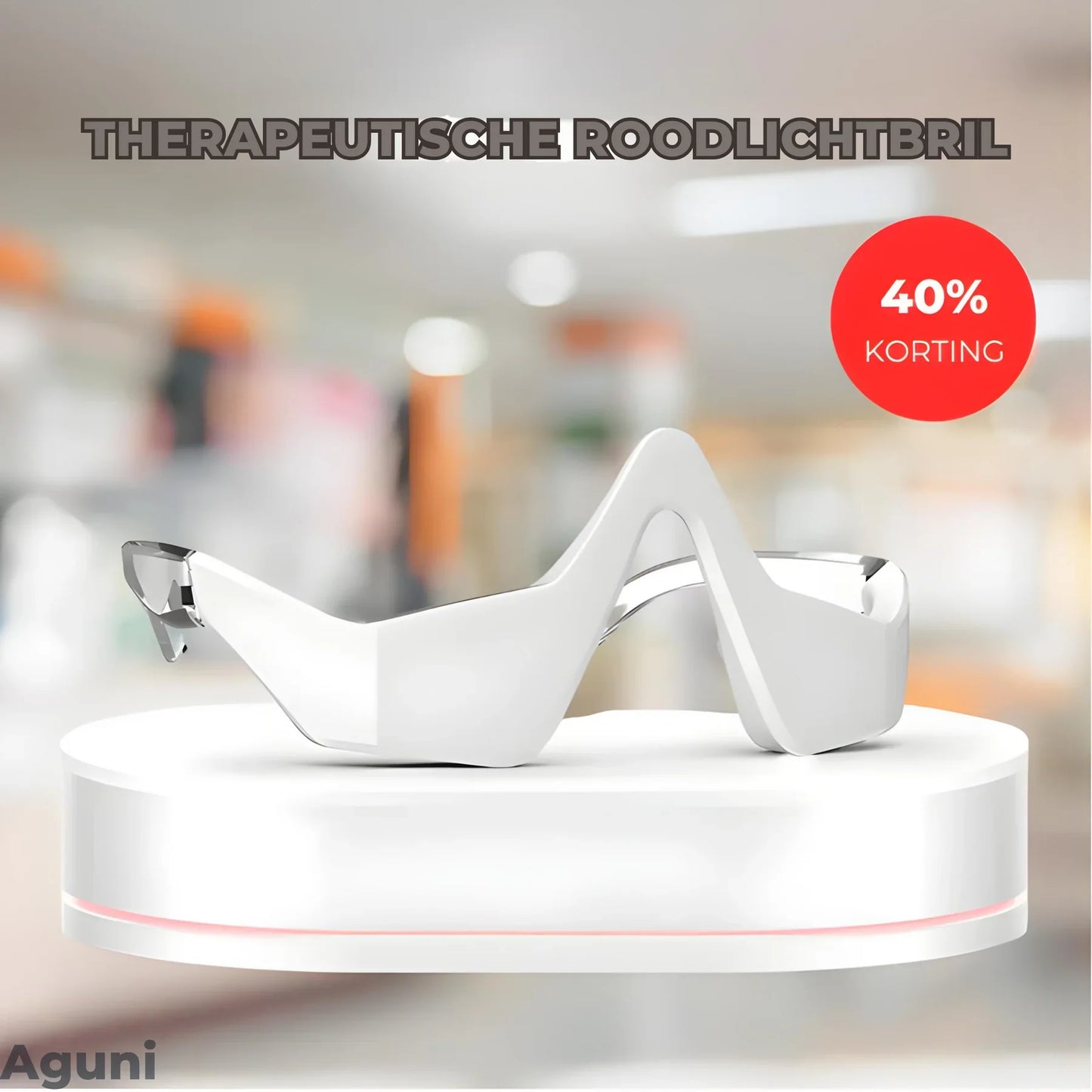 Red Light Therapy Glasses, Therapeutic EMS Design