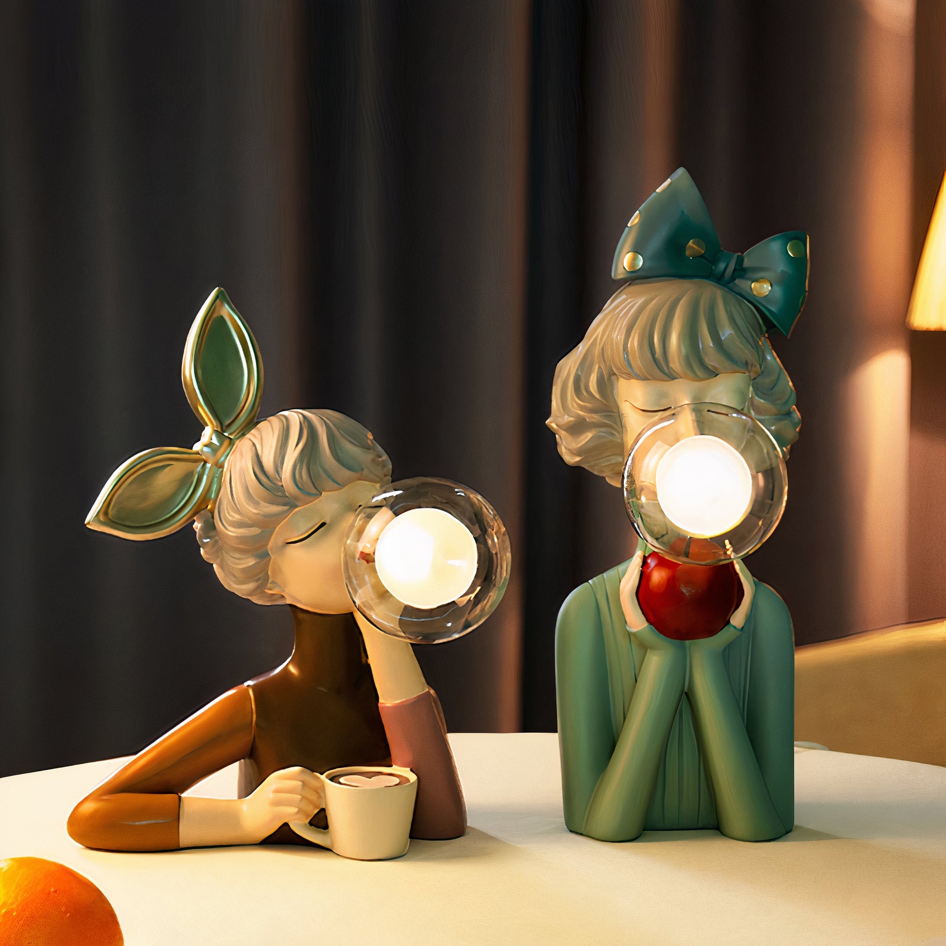 Lampe de table Artisan Sisters de style naturel