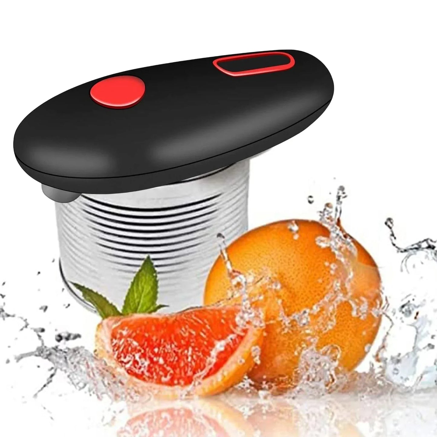 Automatic can opener, one-button operation