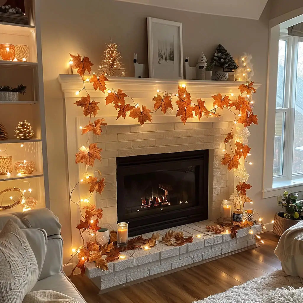 Glimmering Charm Decorative Garland  Enchanted Glow