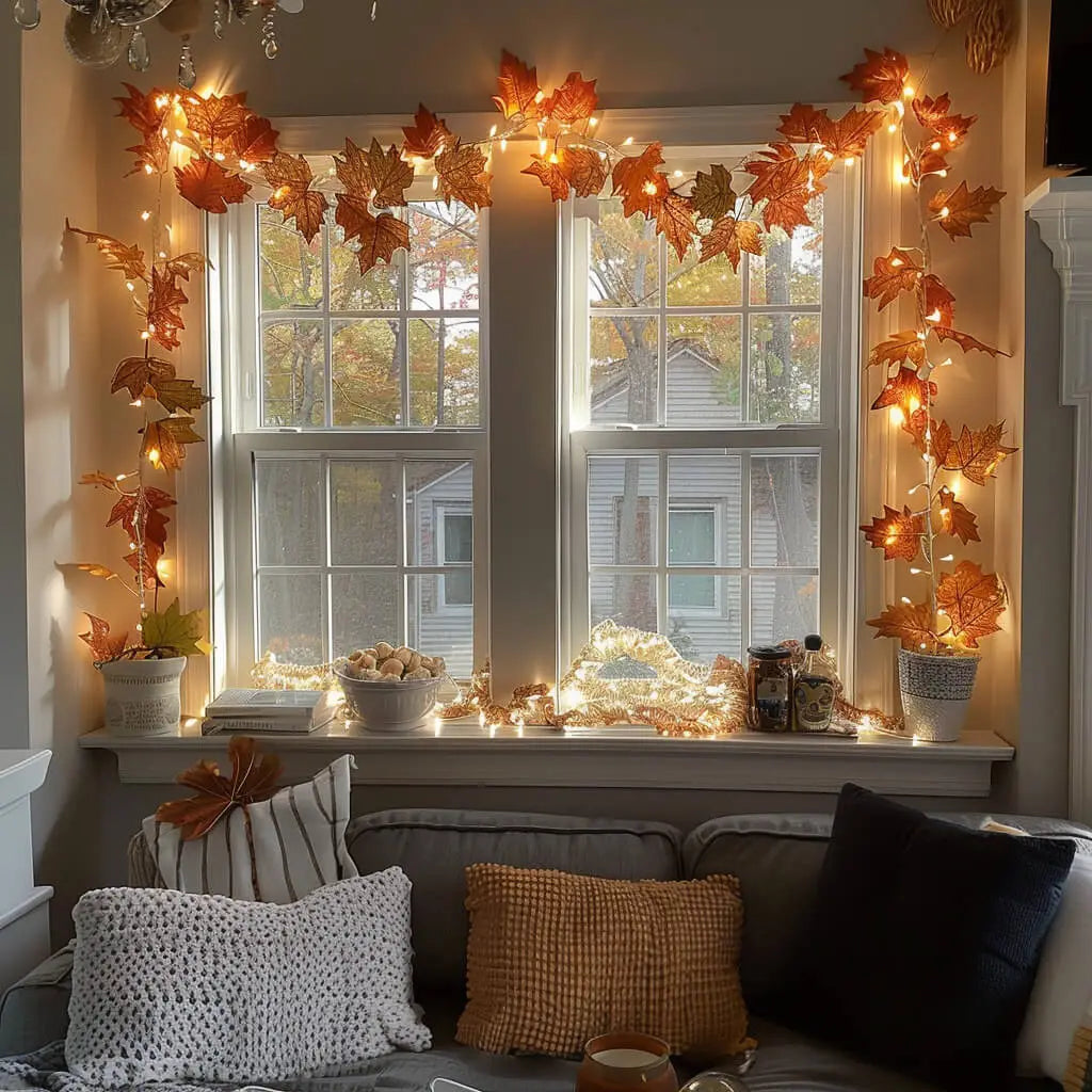 Glimmering Charm Decorative Garland  Enchanted Glow