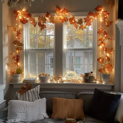 Glimmering Charm Decorative Garland  Enchanted Glow