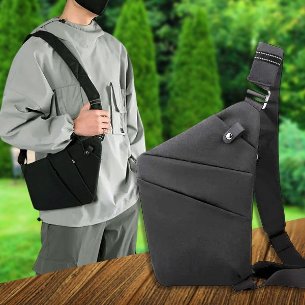 Secure Designer Shoulder Bag, Stylish Protection