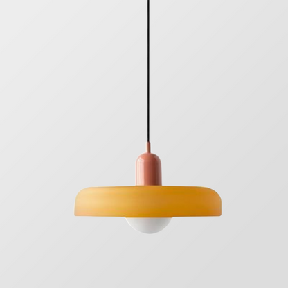Coloured Glass Pendant Light Bauhaus Style