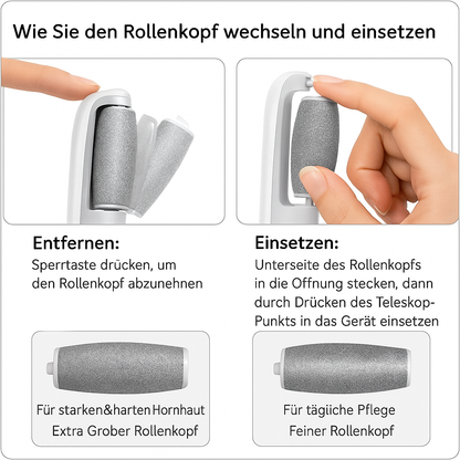 Efficient Electric Callus Remover, Gentle Foot Care