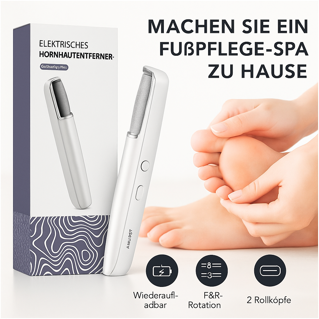 Efficient Electric Callus Remover, Gentle Foot Care