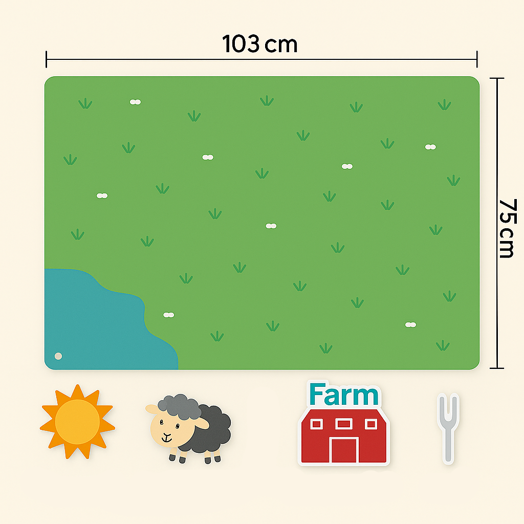 (done) Montessori Felt Board for Kids | Educational