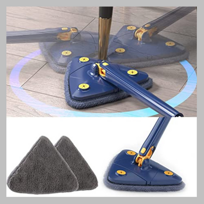 Multi-Surface Triangular Rotating Mop
