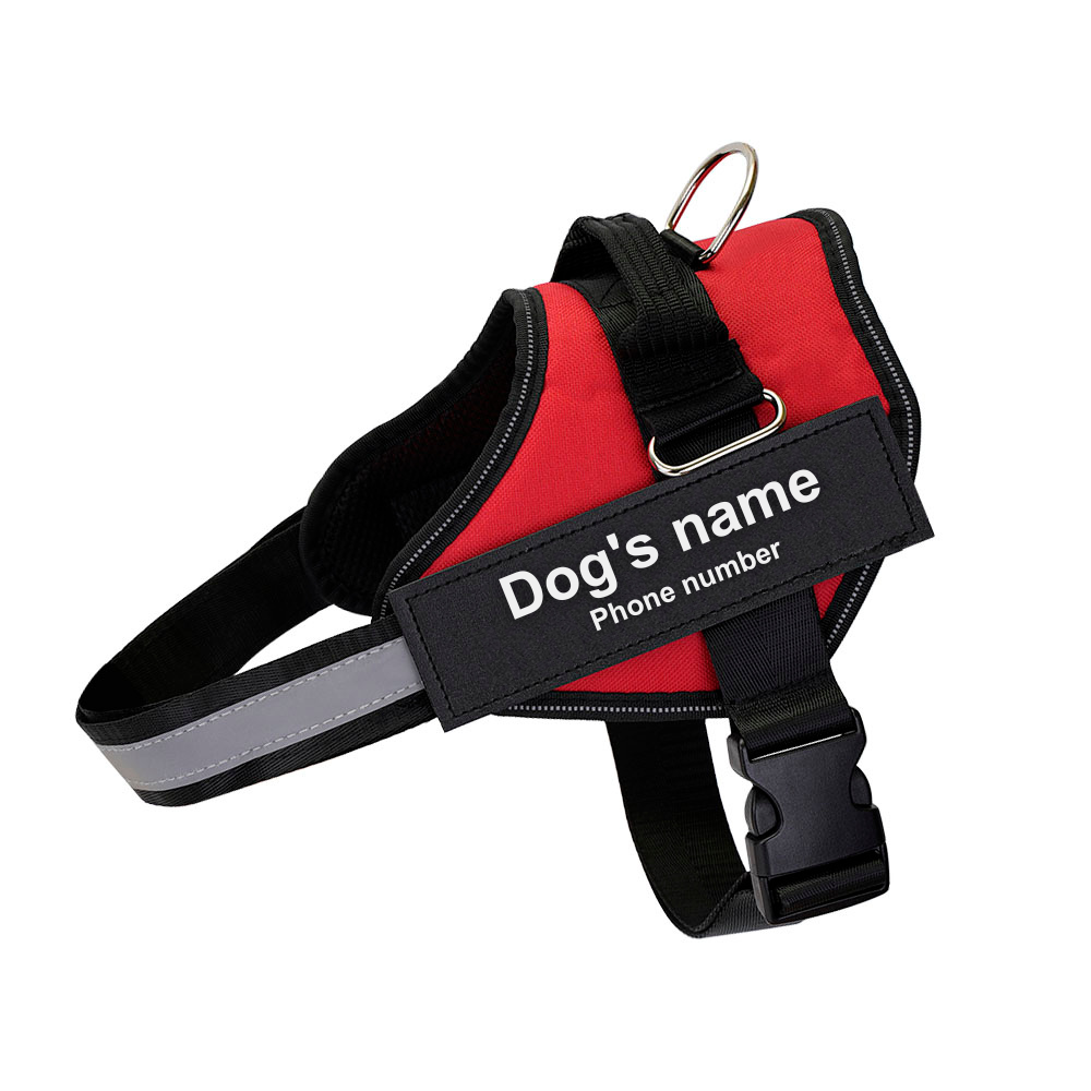 Personalized No-Pull Dog Harness  Waterproof, Reflective & Customizable