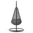 Abate Outdoor Patio Swing Chair With Stand