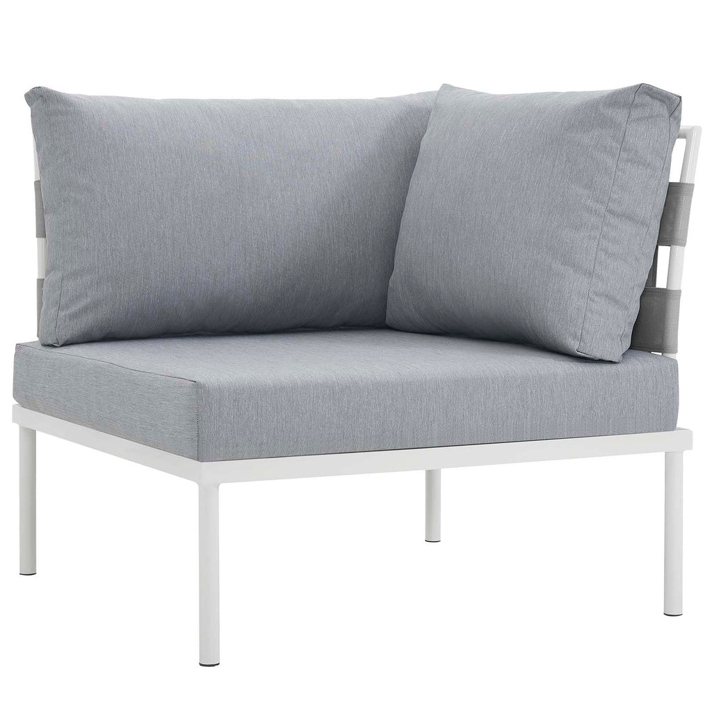 Harmony 10 Piece Outdoor Patio Aluminum Sectional Sofa Set by Modway
