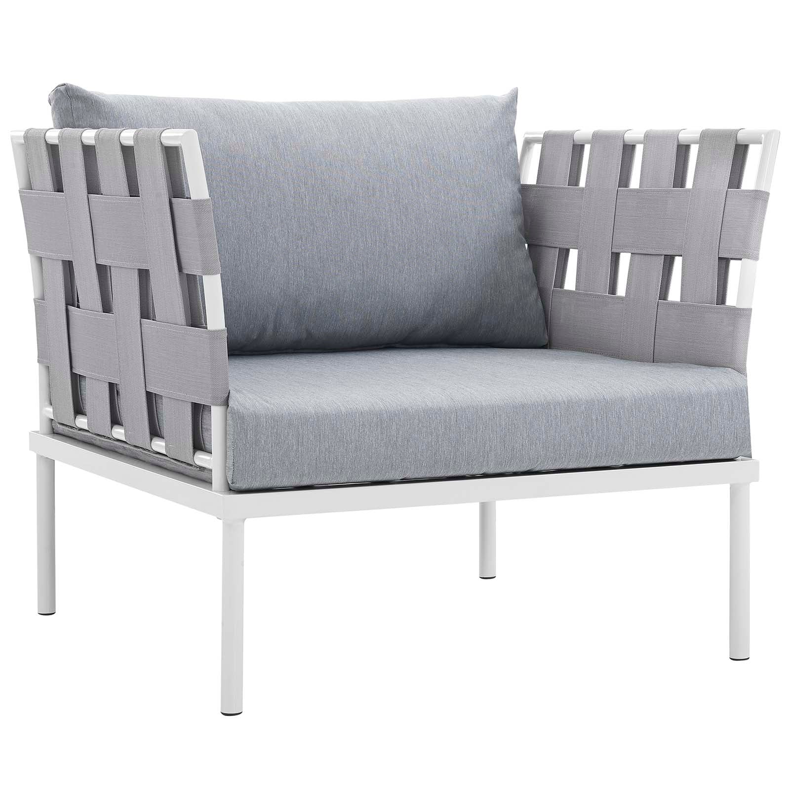 Harmony 10 Piece Outdoor Patio Aluminum Sectional Sofa Set by Modway