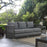 Aura Outdoor Patio Wicker Rattan Sofa