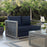Aura Outdoor Patio Wicker Rattan Loveseat