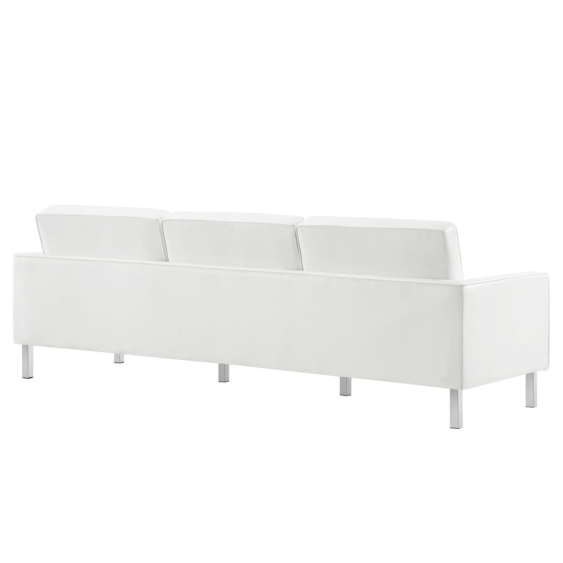 Loft Tufted Vegan Leather Sofa