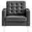 Loft Tufted Vegan Leather Armchair