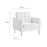 Loft Tufted Vegan Leather Armchair
