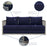 Aura 3 Piece Outdoor Patio Wicker Rattan Set