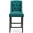 Baronet Tufted Button Upholstered Fabric Counter Stool