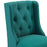 Baronet Tufted Button Upholstered Fabric Counter Stool