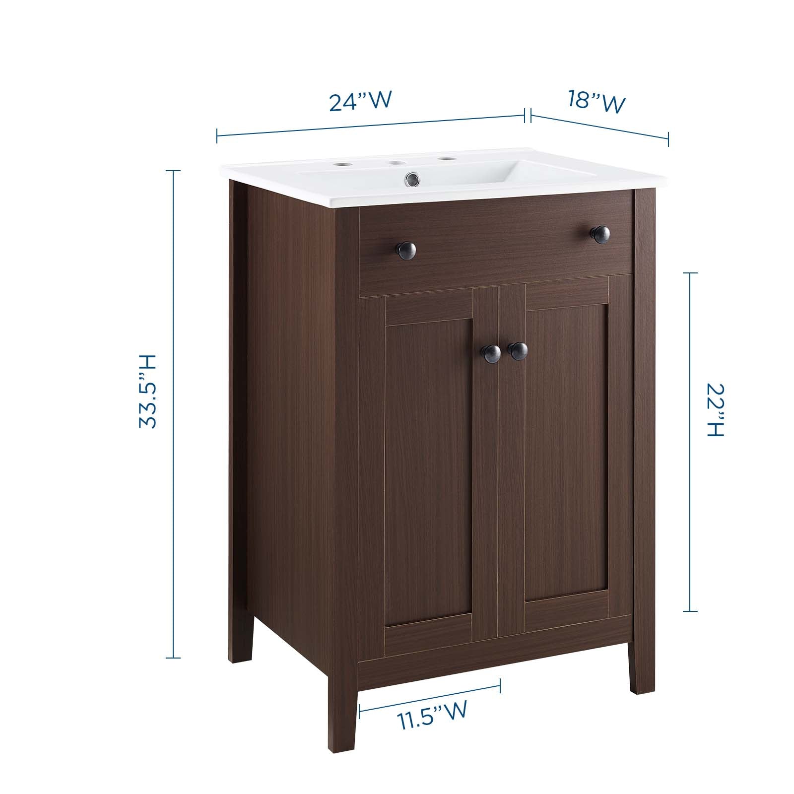 Nantucket Bathroom Vanity Basin Included