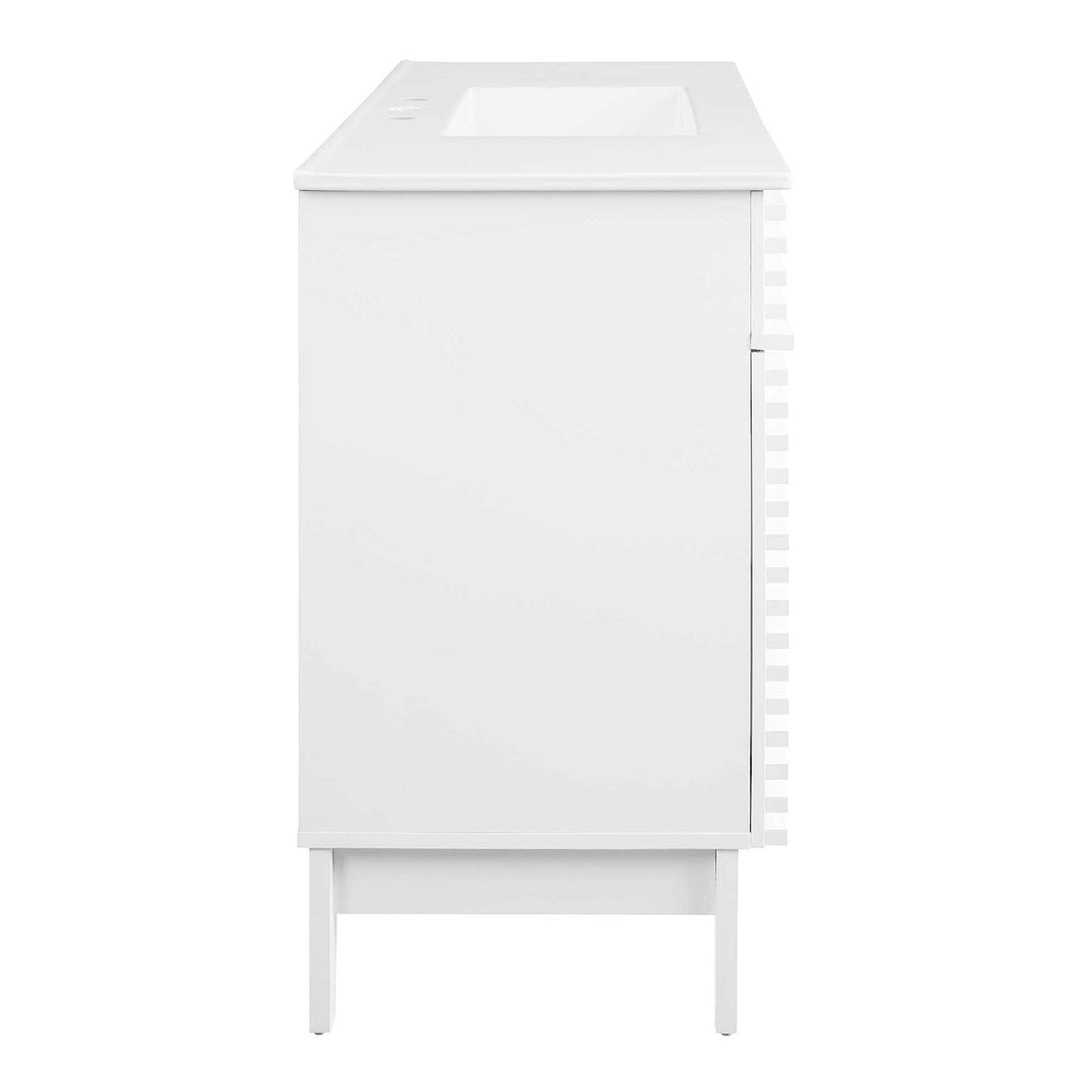 Render 48" Bathroom Vanity with White Basin Included